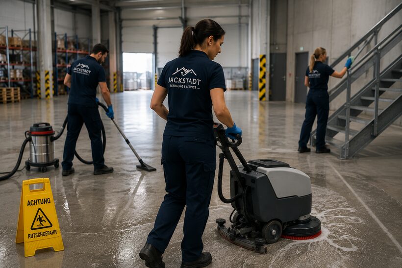 Gewerbereinigung München – Reinigung einer Gewerbefläche durch Jackstadt Reinigung & Service